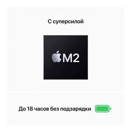 Ноутбук Apple MacBook Air A2681 M2 13.6&quot;midnight (Z1600000B) - фото 12
