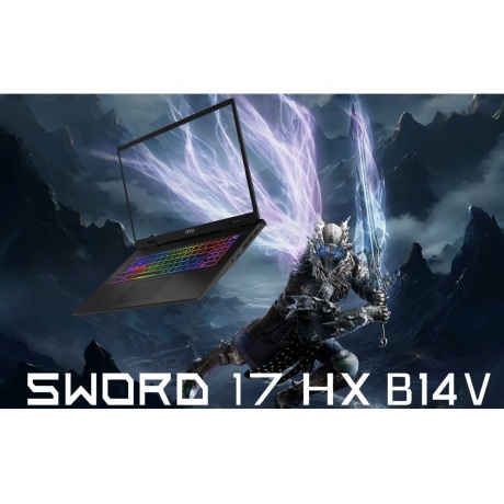 Ноутбук MSI Sword 17 HX B14VGKG-048XRU 17&quot; grey space (9S7-17T214-048) - фото 33