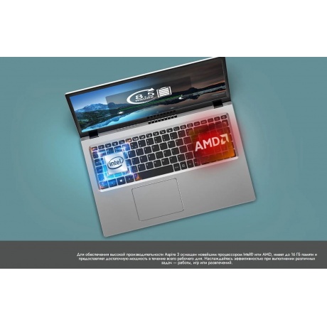Ноутбук Acer Aspire 3 A315-59-30Z5 15.6&quot; silver (NX.K6TEM.005) - фото 10