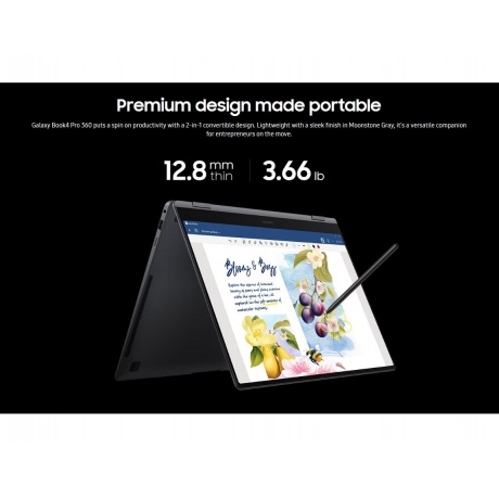 Ноутбук Samsung Galaxy Book 4 Pro 360 NP960 16&quot; grey (NP960QGK-KG2IN) - фото 17