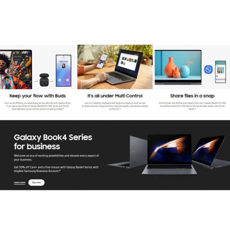 Ноутбук Samsung Galaxy Book 4 Pro 360 NP960 16&quot; grey (NP960QGK-KG2IN) - фото 25