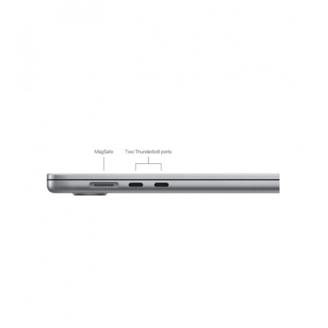 Ноутбук Apple MacBook Air A3114 M3 8Gb/SSD256Gb 15.3&quot; grey space (MRYM3PA/A) - фото 7