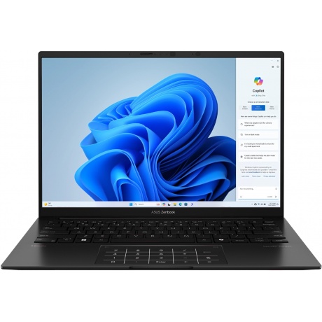 

Ноутбук Asus Zenbook 14 OLED UM3406HA-QD081 Jade Black (90NB1271-M00550), Черный
