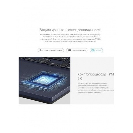 Ноутбу Asus B1402CBA-EB4232 (90NX05V1-M04UR0) Black - фото 27