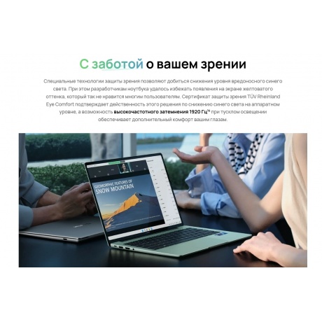 Ноутбук Huawei MateBook 14 FLMH-X (53014APS) green - фото 17