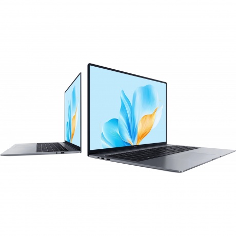 Ноутбук HONOR MagicBook X 16 Intel Core i3-1315U/8Gb/SSD512Gb/16"/IPS/FHD+/60Hz/NoOS/Grey (5301ALXS) - фото 8