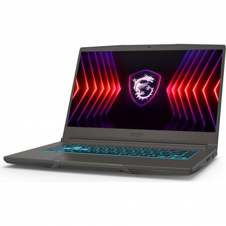 Ноутбук MSI Thin 15 B12UC-2632XRU Core i5 12450H 16Gb SSD512Gb NVIDIA GeForce RTX 3050 4Gb 15.6" IPS FHD (1920x1080) FreeDOS grey WiFi BT Cam (9S7-16R831-2632) - фото 2