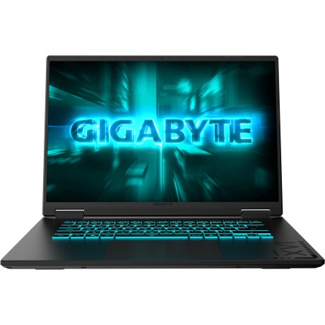 Ноутбук Gigabyte GAMING A16 GA63H Ryzen7 16Gb SSD512Gb RTX5050 8Gb 16" FreeDOS black (3THK3KZ893SD)