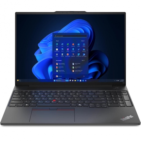 

Ноутбук Lenovo ThinkPad E16 G2 Ryzen 5 7535U 16Gb SSD512Gb AMD Radeon 660M 16" IPS WUXGA Win11Pro black (21M5S08L00), Черный
