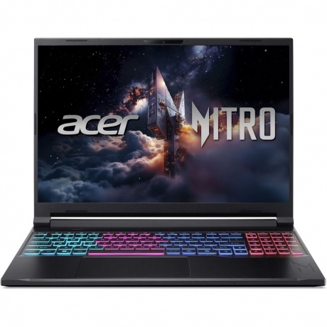 

Ноутбук Acer Nitro V 16S ANV16S-71-7771 Intel Core 7 240H/16Gb (1*16 D5)/SSD1Tb/RTX5060 8Gb (85W)/15.6"/IPS/WUXGA/1920x1200/180Hz/Win11 (SL English)/RJ-45/Black/2.1kg (NH.U24AA.003), Черный
