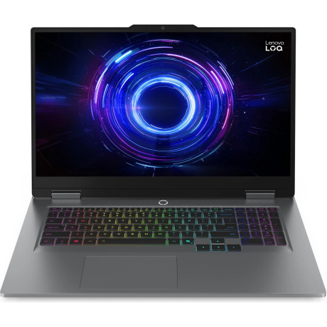 Ноутбук Lenovo LOQ 17IRX10 Core i5 13450HX 16Gb SSD512Gb NVIDIA GeForce RTX5050 8Gb 17.3" IPS FHD (1920x1080) без ОС grey WiFi BT Cam (83JH0089RK)