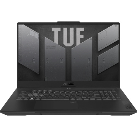 Ноутбук Asus TUF Gaming A17 FA707NUQ-HX010 Ryzen 7 170 16Gb SSD512Gb NVIDIA GeForce RTX4050 6Gb 17.3" IPS FHD (1920x1080) без ОС grey WiFi BT Cam (90NR0QH5-M000D0)