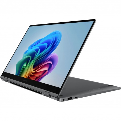

Ноутбук Samsung Galaxy Book 5 360 NP750 Core Ultra 7 256V 16Gb SSD1Tb Intel Arc 140V 15.6" AMOLED Touch FHD (1920x1080) Windows 11 Home English grey WiFi BT Cam (NP750QHA-LG3IN), Серый