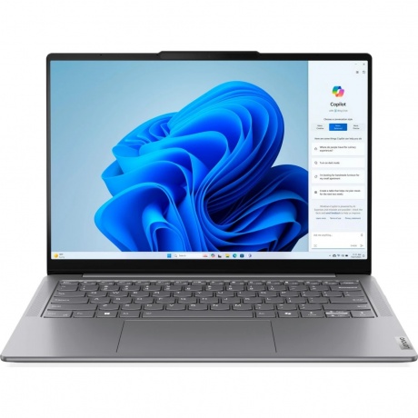 

Ноутбук Lenovo Yoga Slim 7 14IMH9 Core Ultra 5 125H 16Gb SSD512Gb Intel Arc 14" OLED WUXGA (1920x1200) без ОС grey WiFi BT Cam (83CV00EARK), Серый