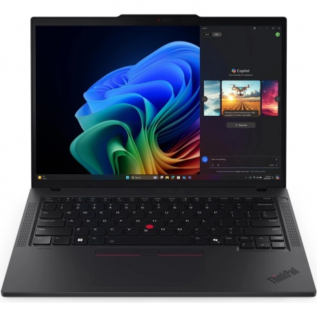 

Ноутбук Lenovo ThinkPad T14 G6 Core Ultra 7 258V 32Gb SSD512Gb Intel Arc 140V 14" IPS WUXGA (1920x1200) Windows 11 Pro black WiFi BT Cam (21QG0059GP), Черный