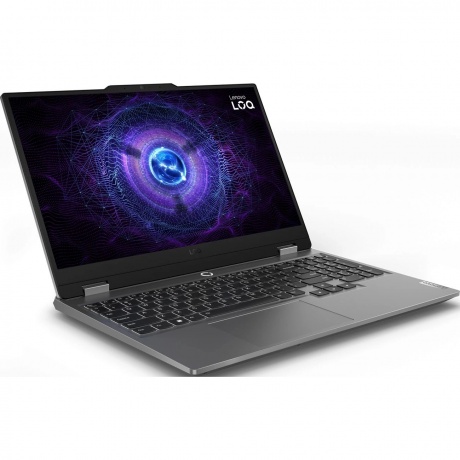 Ноутбук Lenovo LOQ 15IRX9 Core i7 13645HX 16Gb SSD512Gb NVIDIA GeForce RTX4050 6Gb 15.6" IPS FHD (1920x1080) без ОС grey WiFi BT Cam (83DV01HPSA) - фото 3
