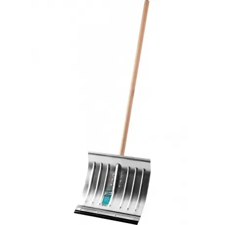 Лопата снеговая СИБИН ЛА-430 430мм алюминиевая со стальной планк...