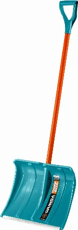 Лопата снеговая GRINDA FIBER-500, фиберглассовый черенок, пласти...