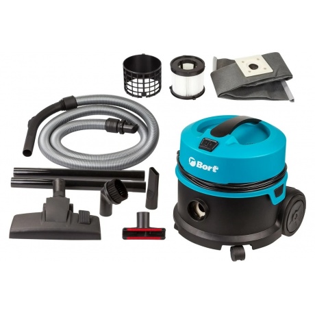 Пылесос строительный Bort BSS-1010HD синий - фото 5