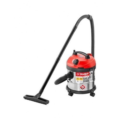 Пылесос строительный Зубр ПУ-20-1400 М3 серый - фото 1