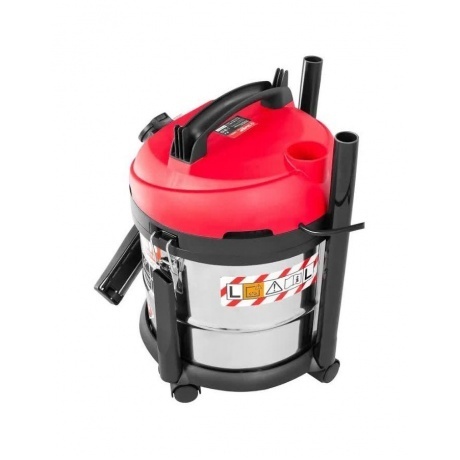 Пылесос строительный Зубр ПУ-20-1400 М3 серый - фото 7