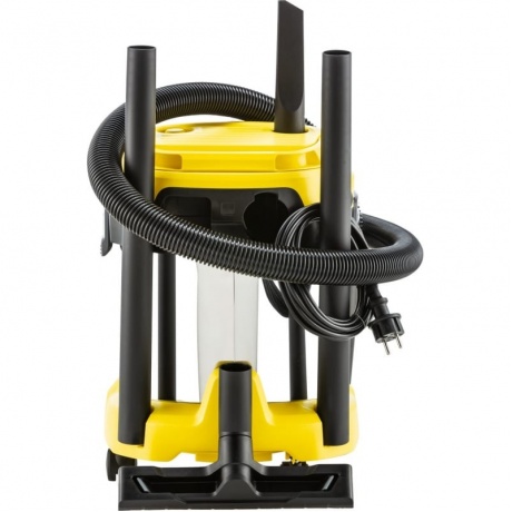 Пылесос строительный Karcher WD 2 Plus S V-15/4/18 1000Вт (уборка: сухая/сбор воды) желтый - фото 4