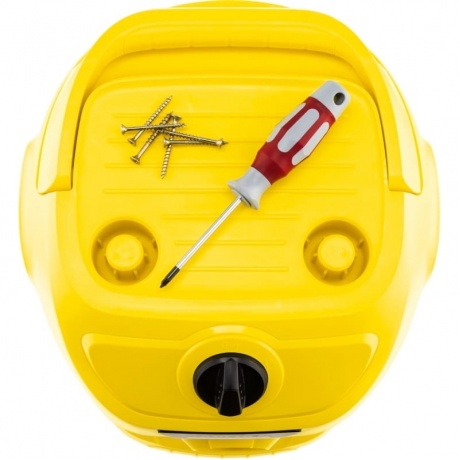 Пылесос строительный Karcher WD 2 Plus S V-15/4/18 1000Вт (уборка: сухая/сбор воды) желтый - фото 7