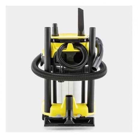 Пылесос строительный Karcher WD 3 P S V-17/4/20 1000Вт (уборка: сухая/сбор воды) желтый - фото 8