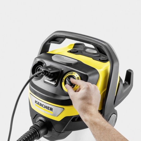 Строительный пылесос Karcher WD 5 P S V-25/5/22 1100Вт (уборка: сухая/сбор воды) желтый - фото 6
