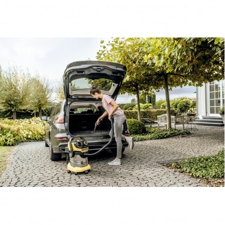 Строительный пылесос Karcher WD 5 P S V-25/5/22 1100Вт (уборка: сухая/сбор воды) желтый - фото 9