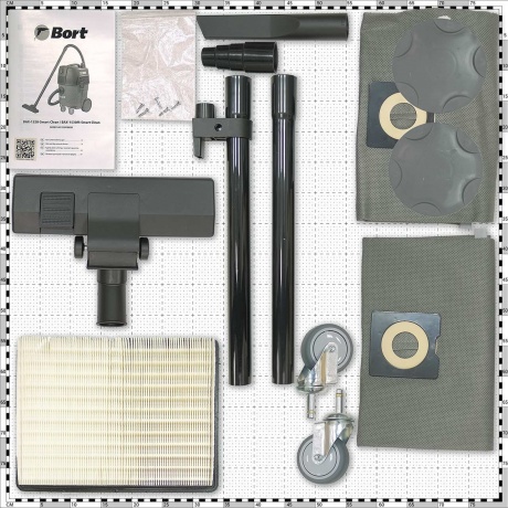 Пылесос для сухой и влажной уборки Bort BAX-1530M-Smart Clean - фото 8