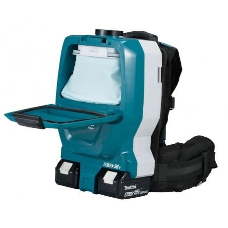 Пылесос строительный Makita DVC265ZXU (уборка: сухая) зеленый - фото 2