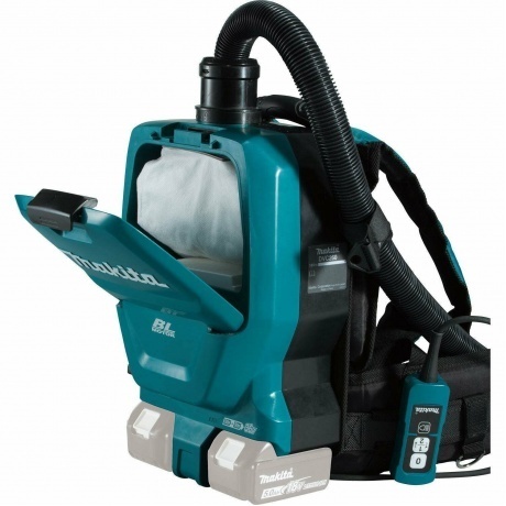 Пылесос строительный Makita DVC265ZXU (уборка: сухая) зеленый - фото 12