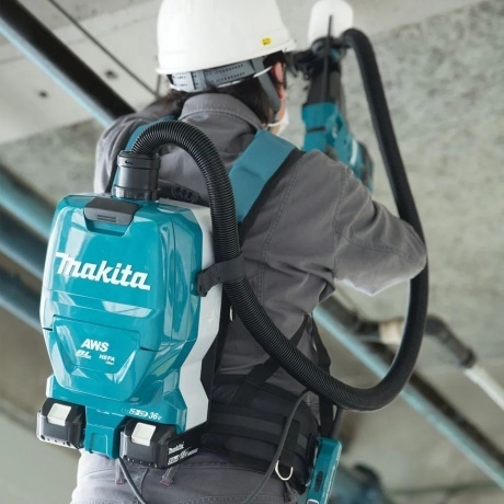 Пылесос строительный Makita DVC265ZXU (уборка: сухая) зеленый - фото 13