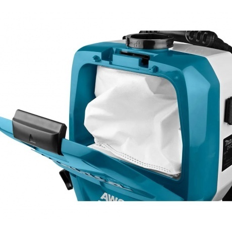 Пылесос строительный Makita DVC265ZXU (уборка: сухая) зеленый - фото 4