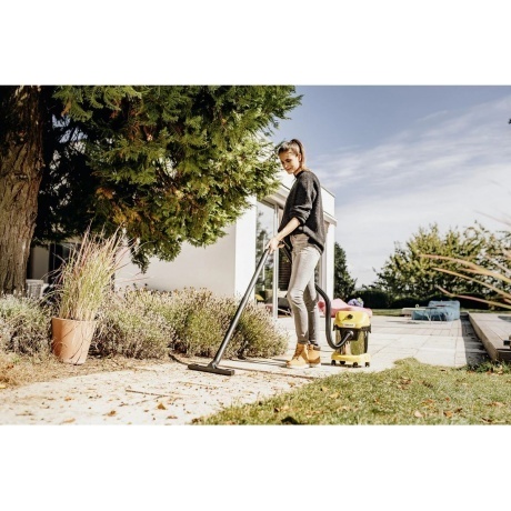 Строительный пылесос Karcher WD 3 S V-15/4/20 1000Вт (уборка: сухая/сбор воды) желтый - фото 12
