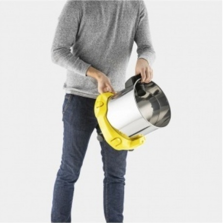 Строительный пылесос Karcher WD 3 S V-15/4/20 1000Вт (уборка: сухая/сбор воды) желтый - фото 9