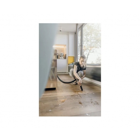 Строительный пылесос Karcher WD 2 Plus V-12/6/18/C Home 1000Вт (уборка: сухая/сбор воды) желтый - фото 7