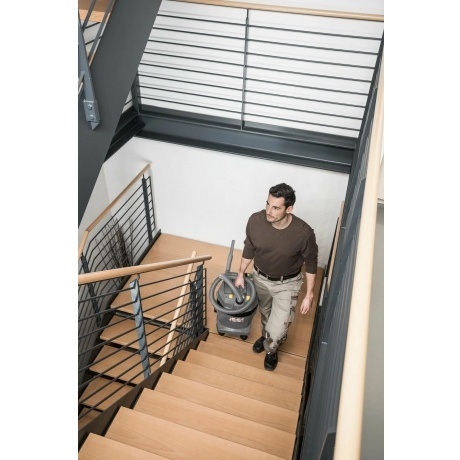 Строительный пылесос Karcher NT 22/1 Ap Te 1300Вт (уборка: сухая/влажная) серый - фото 6