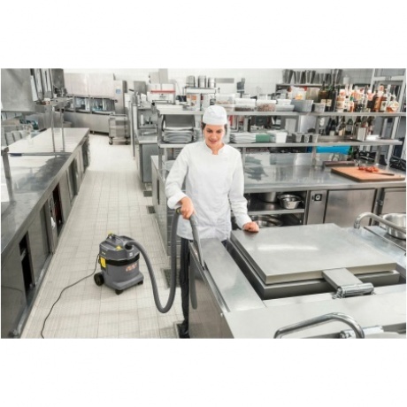Строительный пылесос Karcher NT 22/1 Ap Te 1300Вт (уборка: сухая/влажная) серый - фото 7