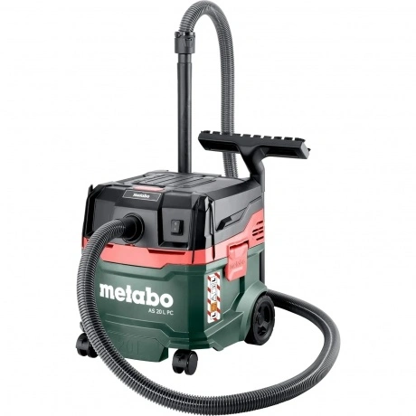 Пылесос строительный Metabo AS 20 L PC 1200Вт зеленый