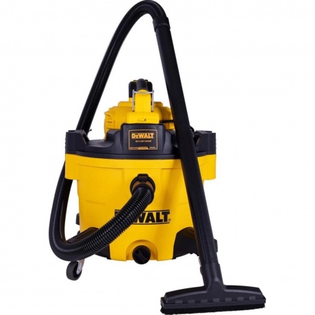 Строительный пылесос DeWalt DXV234P 1080Вт уборка сухаявлажнаявыдувсбор воды желтый 17262₽