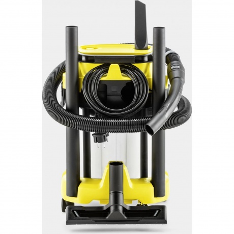Строительный пылесос Karcher WD 3 S V-19/4/20 (YSY) 1000Вт (уборка: сухая/влажная/выдув/сбор воды) желтый - фото 3