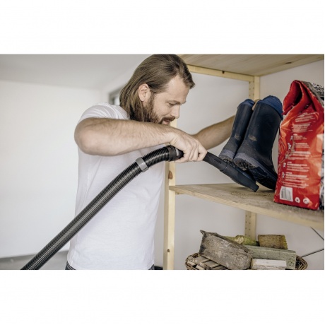 Строительный пылесос Karcher WD 3 S V-19/4/20 (YSY) 1000Вт (уборка: сухая/влажная/выдув/сбор воды) желтый - фото 7