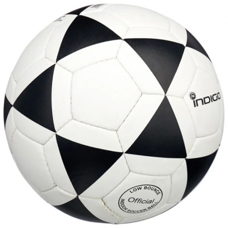 Мяч футбольный Футзал №4 INDIGO MAMBO CLASSIC тренировочный, 1164 SALA, Черно-белый, - фото 2