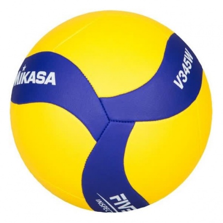Мяч волейбольный MIKASA, №5 , мягкая синт.кожа (ПУ), 18 п, V345W - фото 2