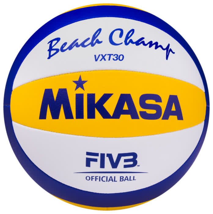 Мяч для пляжного волейбола MIKASA, №5 синт. кожа (ТПУ), м/ш, 10 п, VXL 30