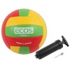 Мяч волейбольный ECOS MOTION и насос VB105P (№5, 3-цвет., машин....