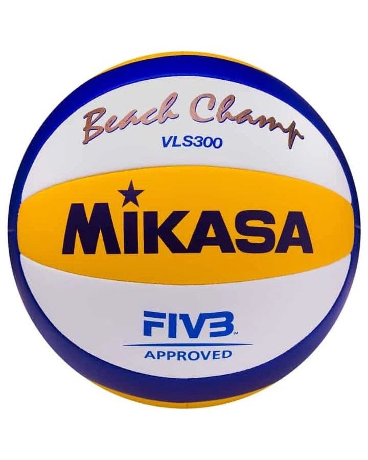 Мяч волейбольный Mikasa VLS300 белый/желтый/синий мяч вол сув mikasa v1 5w р 1 диам 15см синт кожа пвх маш сш сине желтый