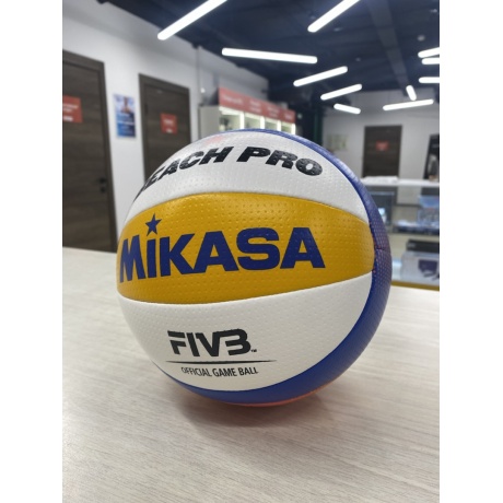 Мяч для пляжного волейбола Mikasa BV550C отличное состояние; - фото 6